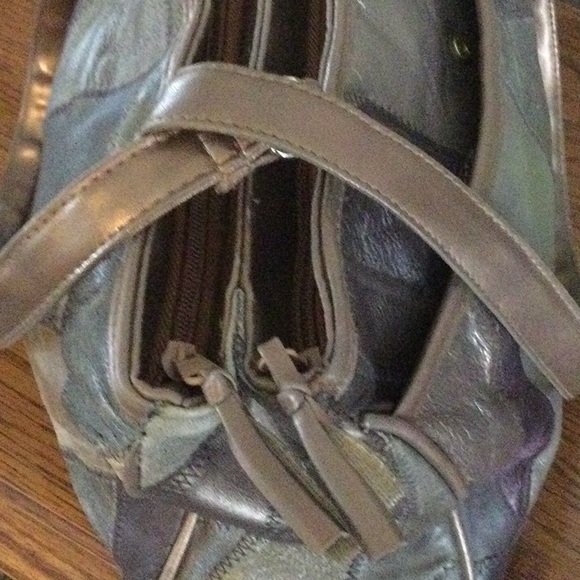 🎖️Unbranded Patchwork Leather Shoulder Bag - Picture 12 of 16